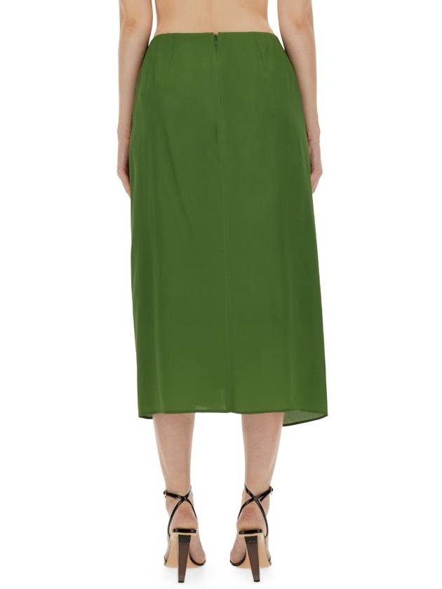 SILK BLEND SKIRT - DRIES VAN NOTEN - BALAAN 3