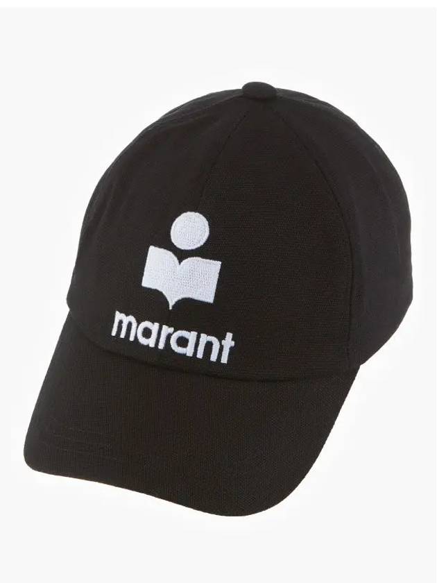 Tyron Logo Ball Cap Black - ISABEL MARANT - BALAAN 4