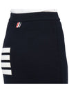 Women's Fine Merino Wool 4 Bar Stitch Pencil Skirt Navy - THOM BROWNE - BALAAN 9