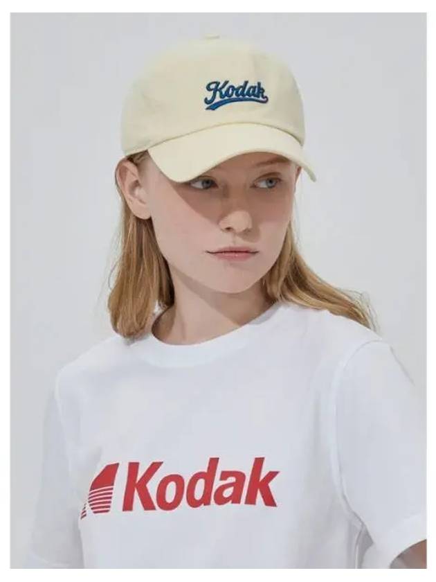 KODAK Apparel Lettering Relax Fit Ball Cap YELLOW - KODO - BALAAN 1