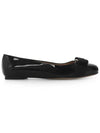 Women’s Varina Bellet Flats Black - SALVATORE FERRAGAMO - BALAAN 3