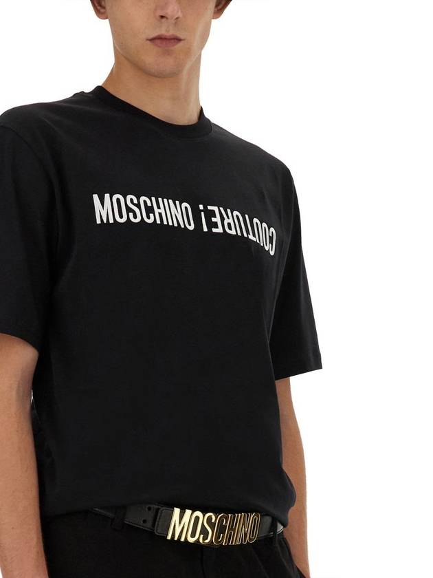 Moschino T-Shirt With Logo - MOSCHINO - BALAAN 4