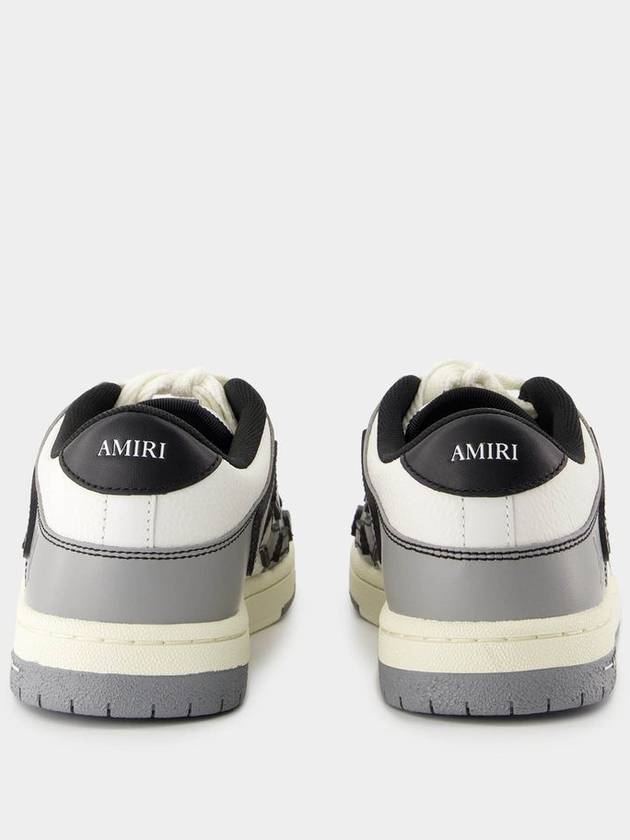 Varsity Skel Top Low Sneakers - Amiri - Leather - Black - AMIRI - BALAAN 3