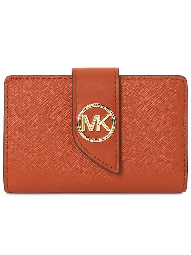 Half Wallet 32F1GGRD8L BR TERRACTTA - MICHAEL KORS - BALAAN 1