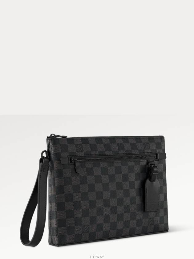 Takeoff Damier Pouch Bag Grey - LOUIS VUITTON - BALAAN 3