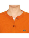 Bea Logo Wool Cardigan Orange - VIVIENNE WESTWOOD - BALAAN 11