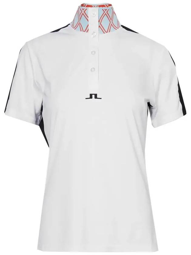 Women's Pip Polo Shirt White - J.LINDEBERG - BALAAN 3