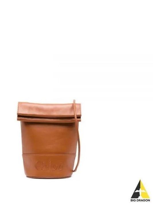 Logo Micro Bucket Bag Brown - CHLOE - BALAAN 2