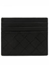 Intrecciato Card Wallet Black - BOTTEGA VENETA - BALAAN 2