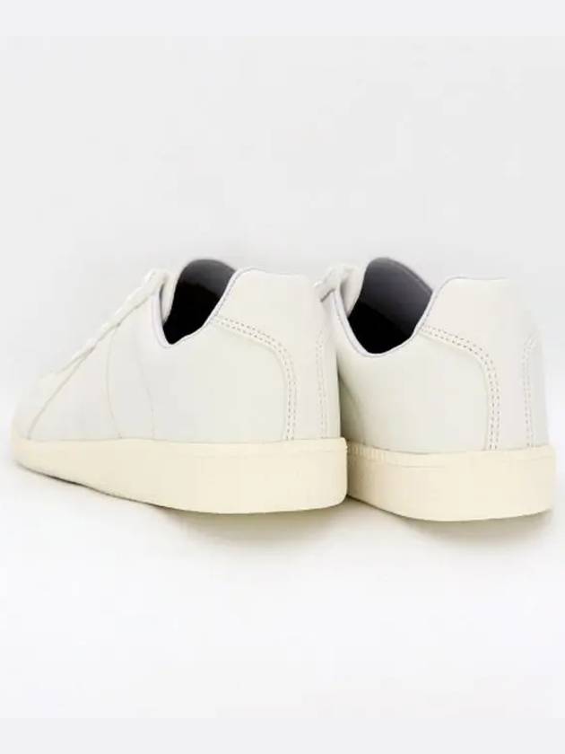 Artificial Leather German Army Low Top Sneakers All White - SUPENER - BALAAN 5