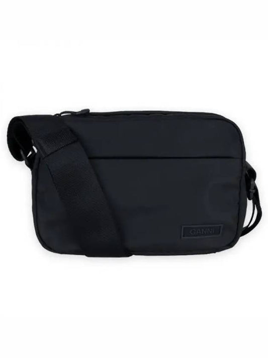 Tech Festival Polyester Cross Bag Black - GANNI - BALAAN 2