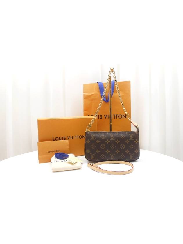 Monogram Pochette Accessua Chain Shoulder Bag M82766 - LOUIS VUITTON - BALAAN 7