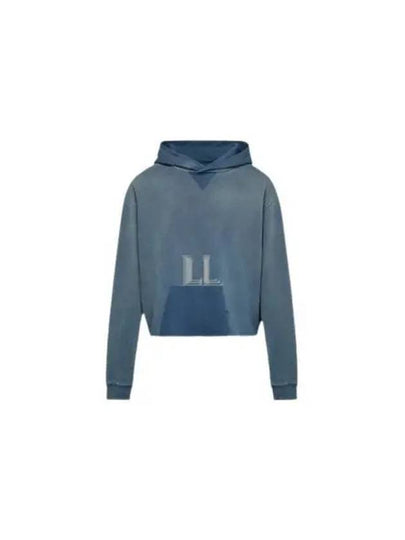 Organic Cotton Logo Hoodie Blue - MAISON MARGIELA - BALAAN 2