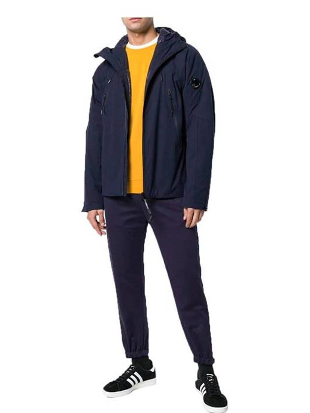 Men's Lens Wappen Hooded Jacket Navy - CP COMPANY - BALAAN 7