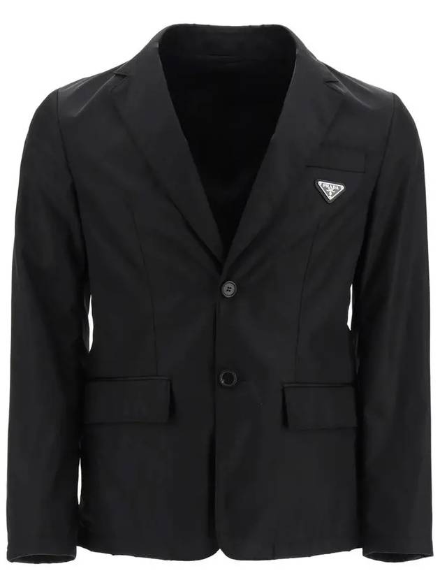 Re-Nylon Single Jacket Black - PRADA - BALAAN 2