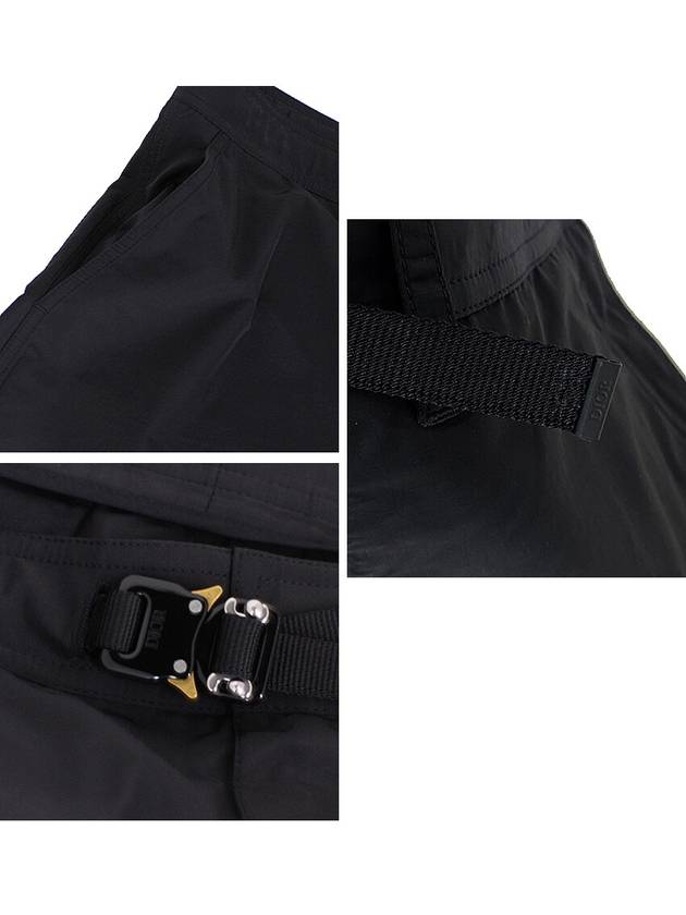 Buckle Bermuda Shorts Black - DIOR - BALAAN 9