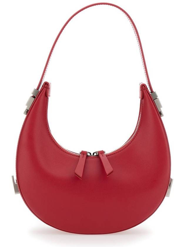 'Mini Toni' Red Shoulder Bag With Engraved Logo In Leather Woman - OSOI - BALAAN 4