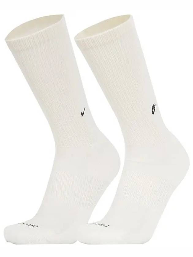 Everyday Crew Socks 2 Pairs Ivory - NIKE - BALAAN 3