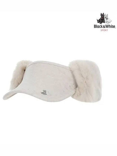 Women s Earmuff Visor 8714LXAS BEIGE - BLACK&WHITE - BALAAN 1