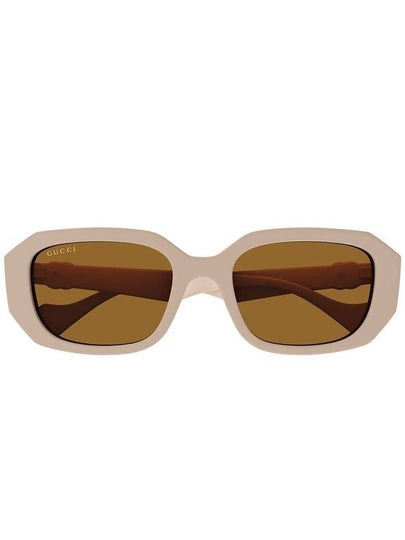 Double G Geometric Frame Sunglasses GG1535S - GUCCI - BALAAN 2