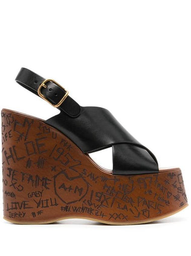 Chloé Maxime Wedge Sandals Shoes - CHLOE - BALAAN 1