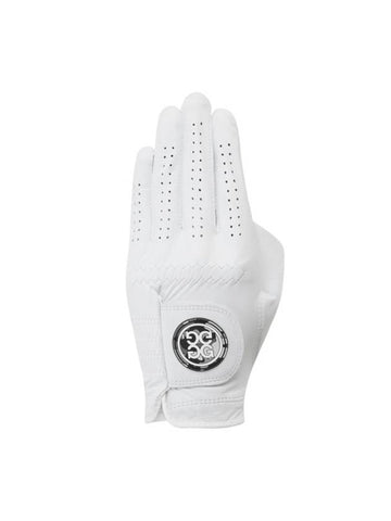 Men s Essential Camo Patch White Sheepskin Golf Gloves - G/FORE - BALAAN 1