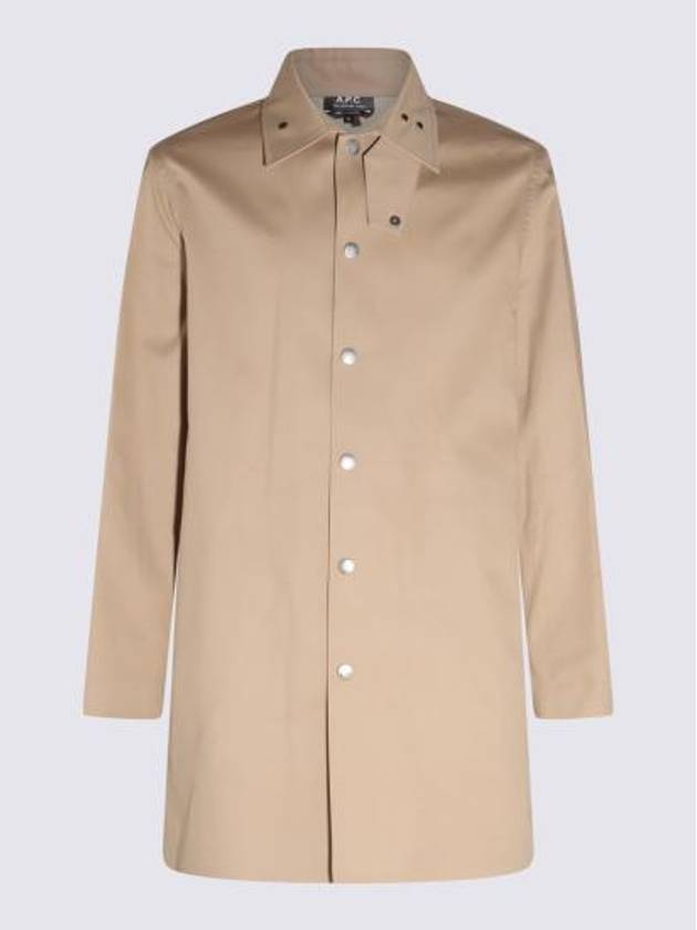 Thibault Cotton Trench Coat Beige - A.P.C. - BALAAN 2