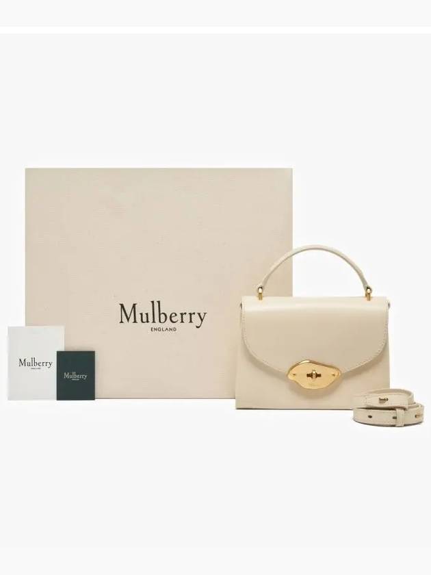 Lana Small Top Handle Cross Bag Eggshell - MULBERRY - BALAAN 4