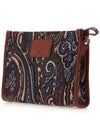 Logo Paisley Print Clutch Bag - ETRO - BALAAN 3