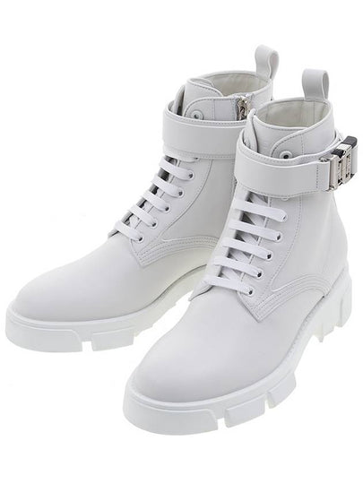 4G Leather Ankle Boots White - GIVENCHY - BALAAN 2