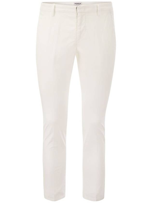 Straight Pants UP518 PSE025U PTD DU 000 WHITE - DONDUP - BALAAN 2