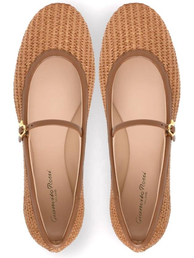 Gianvito Rossi Flat shoes Leather Brown - GIANVITO ROSSI - BALAAN 3