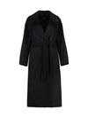 MANUELE Belted wool coat black 2429016123 006 - MAX MARA - BALAAN 1