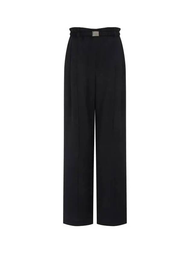 Women s Banding Belt Criss Pants Black - BRUNELLO CUCINELLI - BALAAN 1