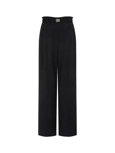 Women s Banding Belt Criss Pants Black - BRUNELLO CUCINELLI - BALAAN 1