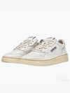 Medalist Goatskin Low Top Sneakers Gold White - AUTRY - BALAAN 2