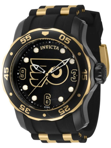 Invicta NHL Philadelphia Flyers Quartz Black Dial Men's Watch 42308 - INVICTA - BALAAN 1