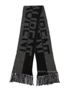 668797 3YI68 1061 Bicolor jacquard muffler - SAINT LAURENT - BALAAN 3