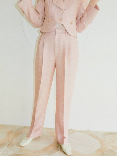 Main Dishes Straight Pants Pink - LE FORONG - BALAAN 1