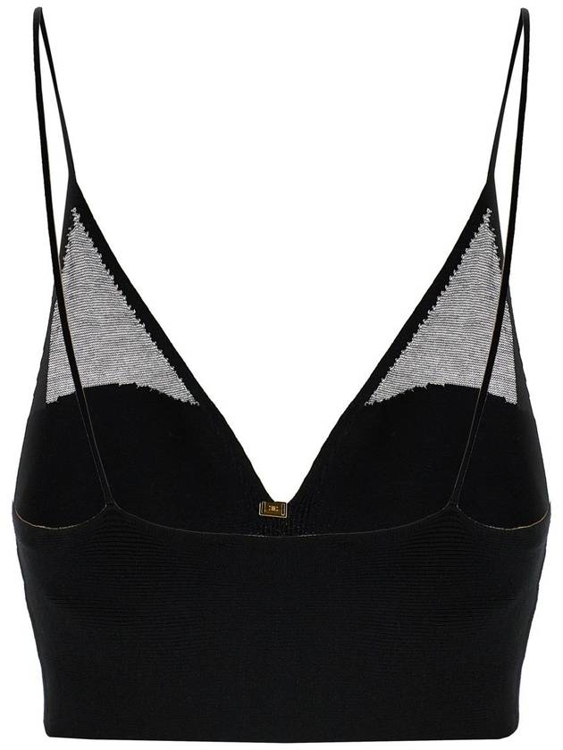 Elisabetta Franchi Transparent Top - ELISABETTA FRANCHI - BALAAN 2