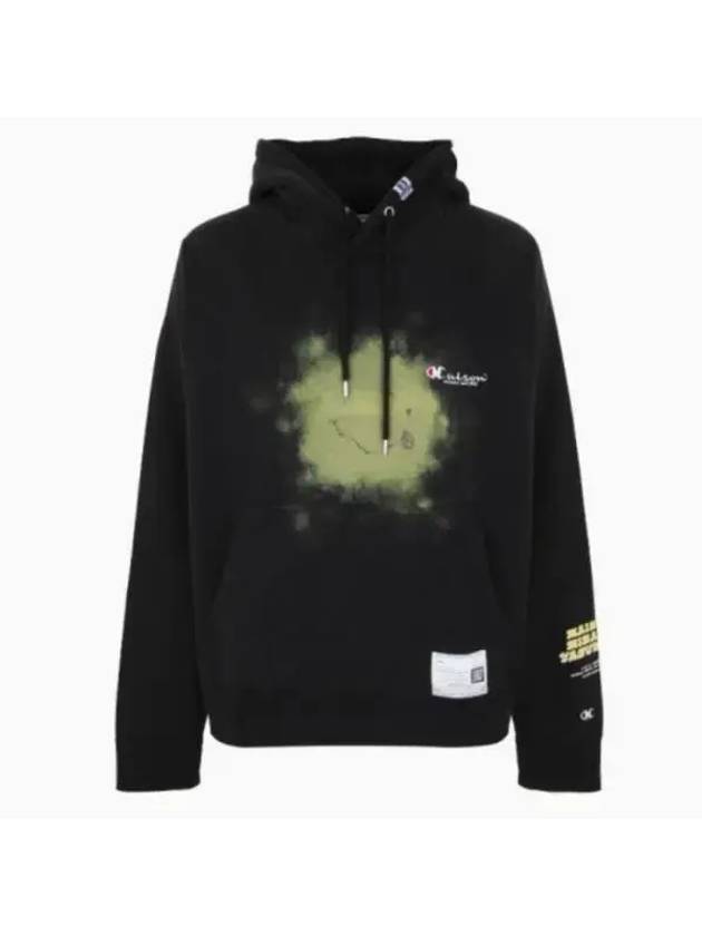 Graphic Print Hoodie Black - MAISON MIHARA YASUHIRO - BALAAN 1