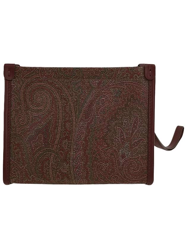 Paisley Clutch Bag Brown - ETRO - BALAAN 3