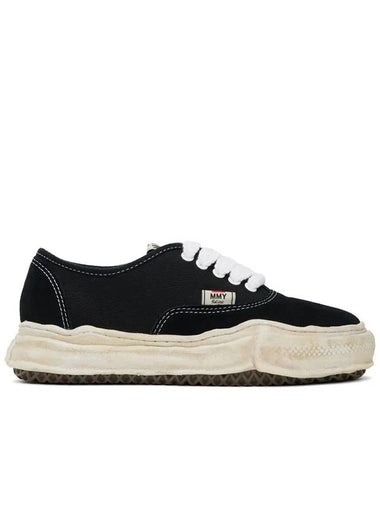 24SS BAKER OG sole canvas suede low top sneakers A12FW729 BLACK - MIHARA YASUHIRO - BALAAN 1