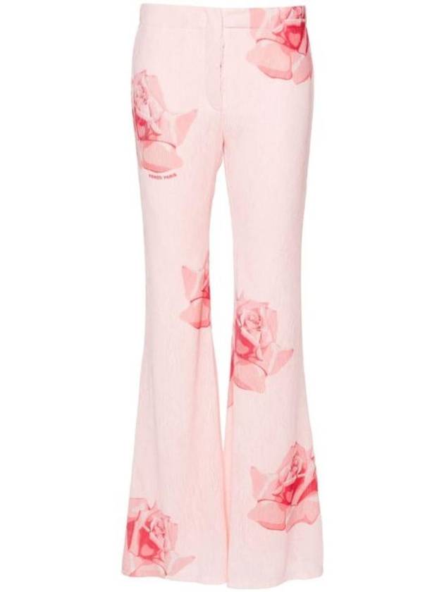 flare pants FE52PA0859E1 34 LIGHT PINK - KENZO - BALAAN 1