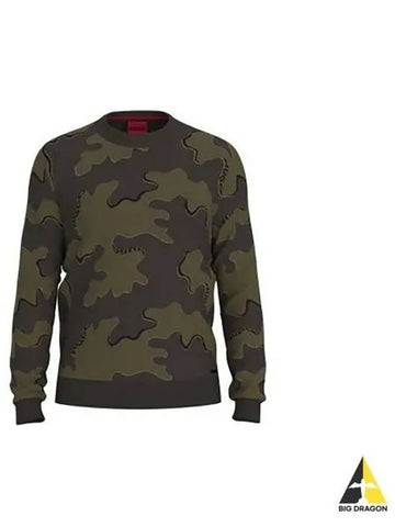 HUGO military pattern knit 50474821 303 - HUGO BOSS - BALAAN 1