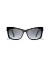 EVENING CC Sunglasses Black A71530 X08101 S2216 - CHANEL - BALAAN 2