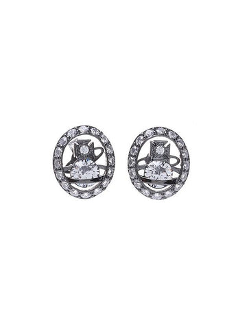 Babes Earrings Ruthenium - VIVIENNE WESTWOOD - BALAAN 1