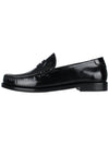 Women's Monogram Le Penny Loafer Black - SAINT LAURENT - BALAAN 4