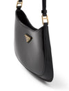 Cleo Patent Leather Shoulder Bag Black - PRADA - BALAAN 5