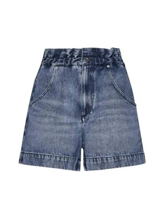 Short Pants SH0015FBB1H07I30LU BLUE - ISABEL MARANT - BALAAN 1